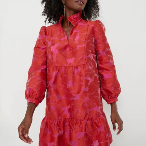 Tuckernuck Dresses & Skirts - Tuckernuck Red and Pink Floral Mini Dress